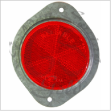 RED METAL REFLECTOR 76OD