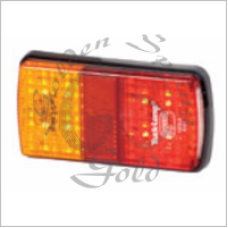 STOP TAIL COMB LAMP (40 RED+40 AMBER)12V