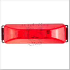 RED LED MARKER LAMP 10-30V RECTANGLE